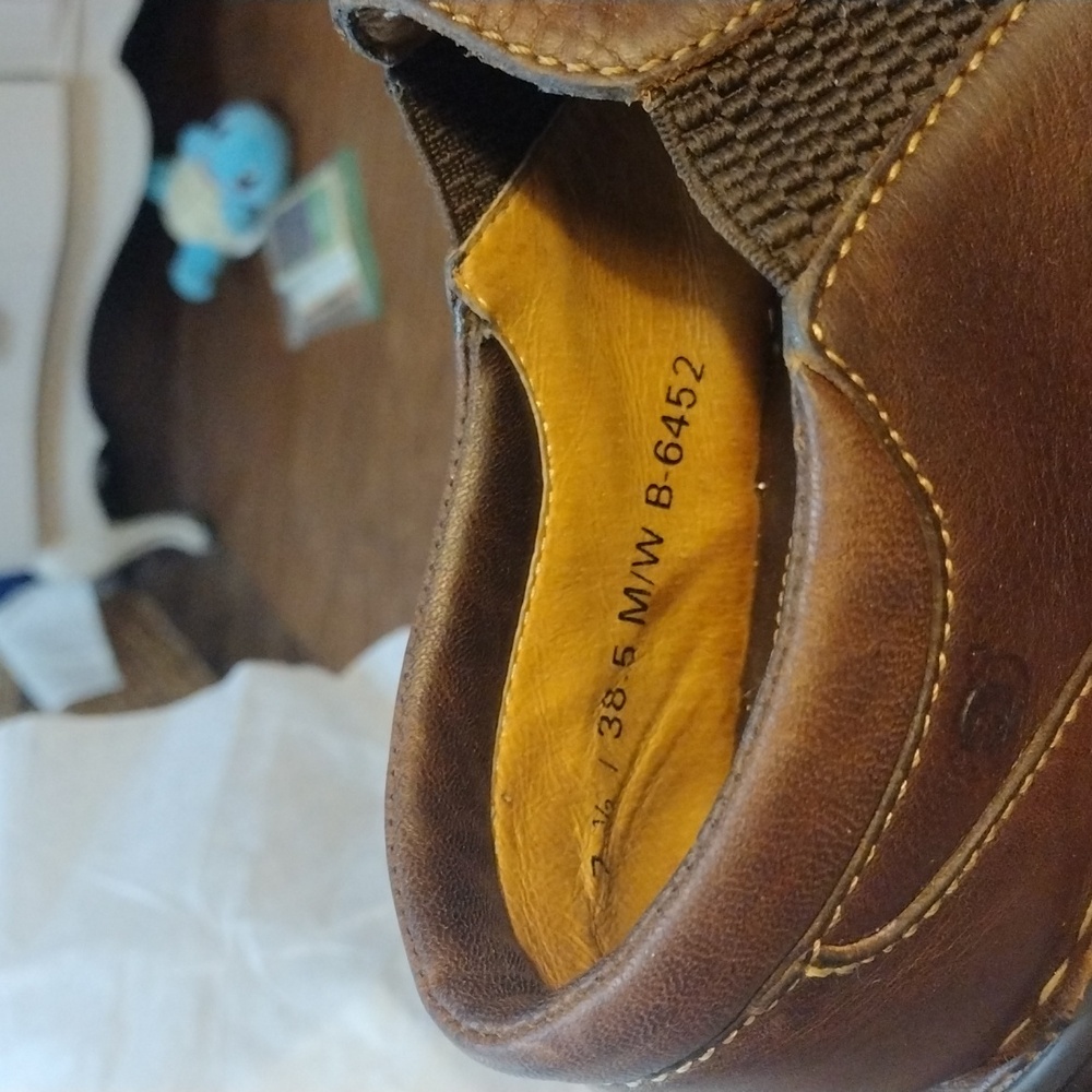 Born brand shoe, brown, leather, size 7.5 / 38.5 - Picture 6 of 8